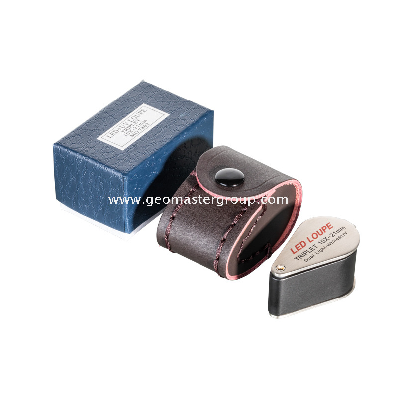 Loupe LED en verre (10x, 21 mm)