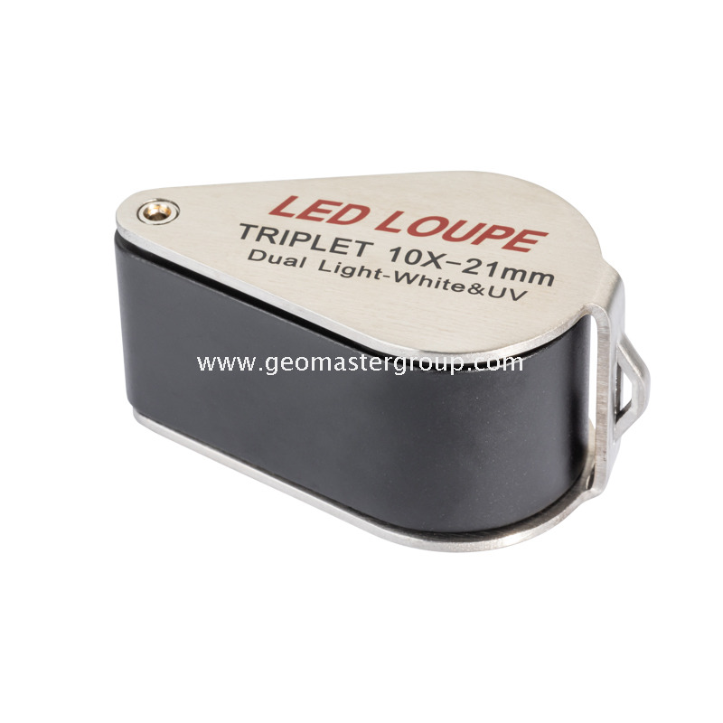 Loupe LED en verre (10x, 21 mm)
