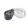 Loupe LED UV/Blanc en verre (10x,21mm)