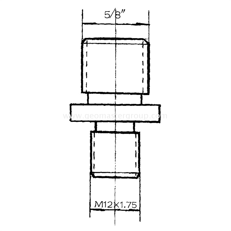 Adaptateur de poteau de prisme (M12-5/8')