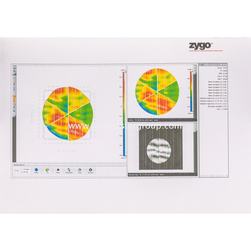 Antifog Prism (62 mm, 5 ', enduit de cuivre)