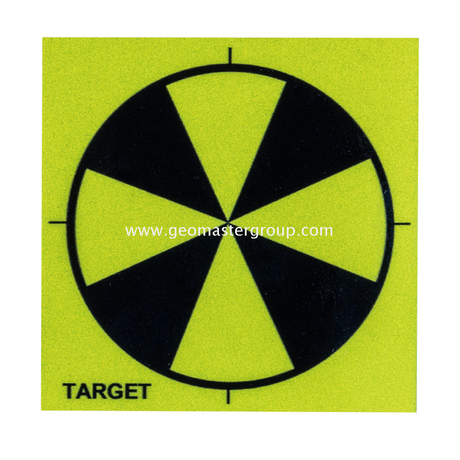 Cible rétro (60 mm × 60 mm, fluor)