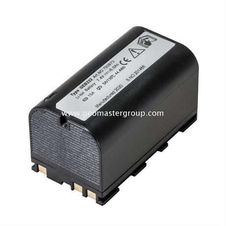 Batterie d'arpentage au lithium (7,4 V, 6,0 Ah, 44,4 Wh)