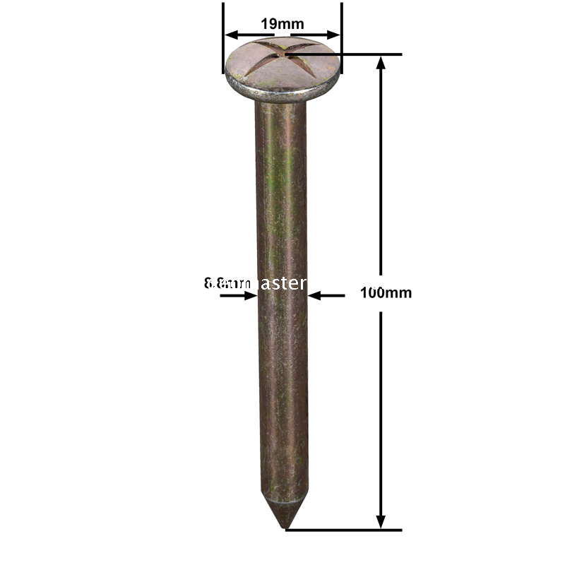 Clou d'enquête en acier