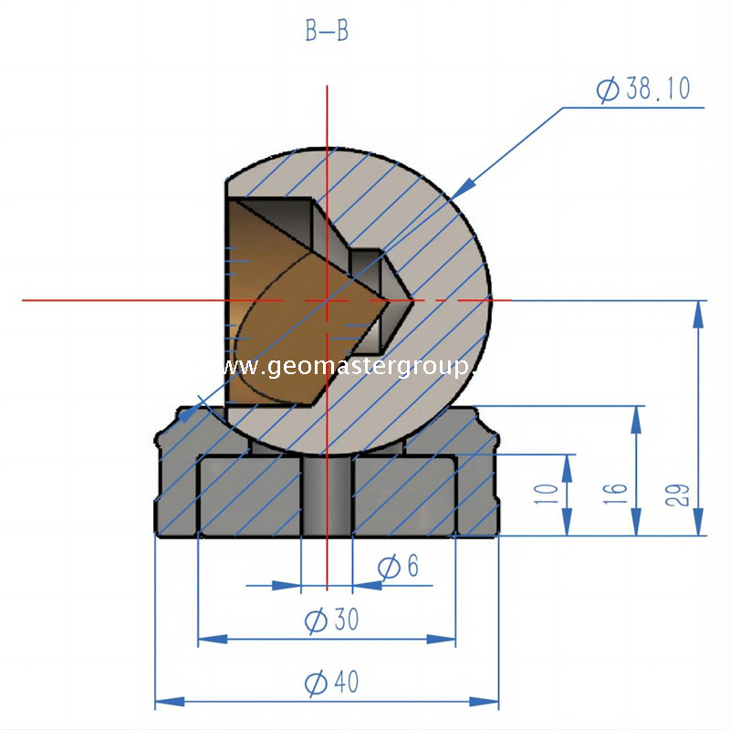 Réflecteur Laser Tracker (38,1 mm, 3', Nest)