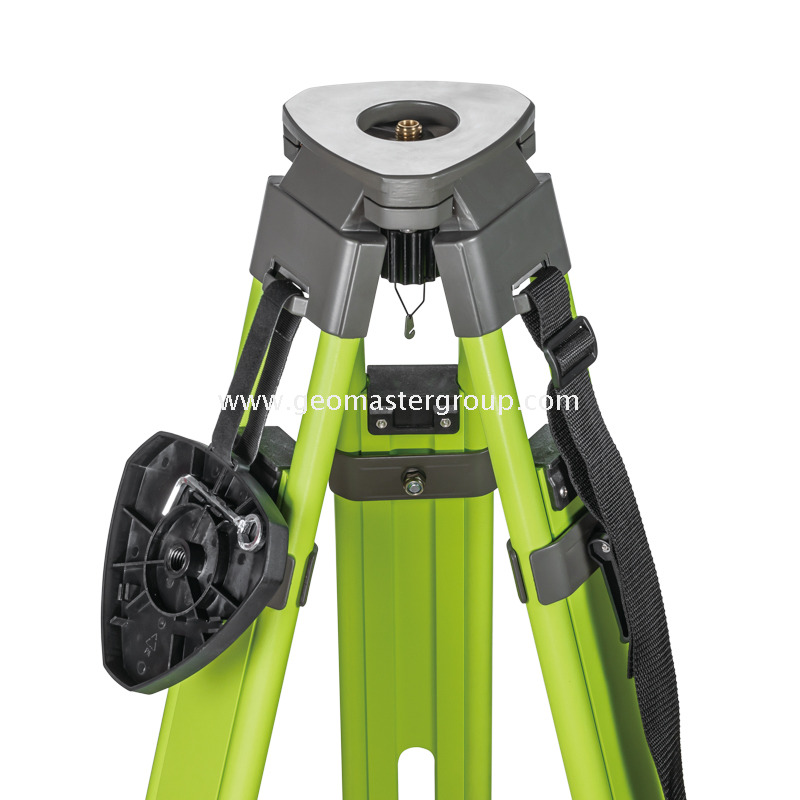 Trépied en bois (tête plate, serrure de torsion, 176 cm)