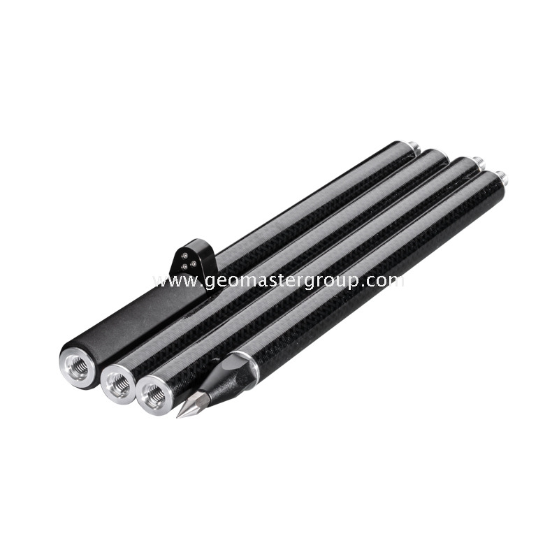 Tous les poteaux GNSS en carbone (2m, 4 secondes)